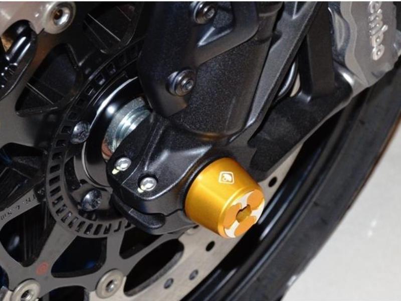 PFAL03 - DUCABIKE Ducati Front Wheel Protection Sliders – Accessories in the Motoraider Motorcycle Aftermarket Accessories and Parts Online Shop