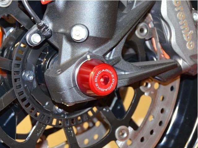 PFAN02 - DUCABIKE Ducati Front Wheel Protection Sliders – Accessories in the Motoraider Motorcycle Aftermarket Accessories and Parts Online Shop