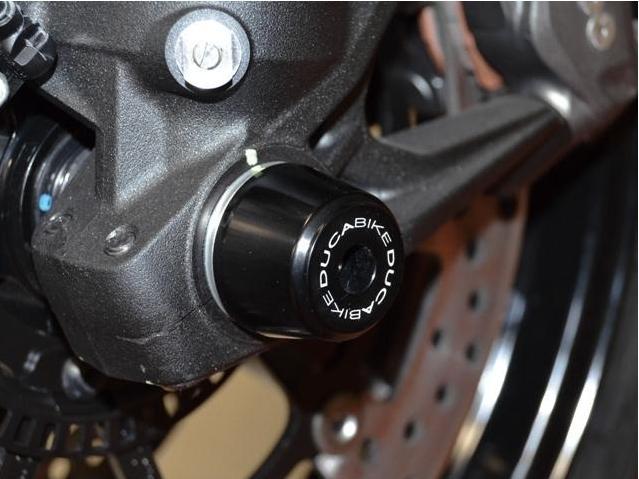 PFAN02 - DUCABIKE Ducati Front Wheel Protection Sliders – Accessories in the Motoraider Motorcycle Aftermarket Accessories and Parts Online Shop