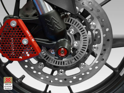 PFAN05 - DBK Moto Morini (2022+) Front Fork Protection Kit – Accessories in the Motoraider Motorcycle Aftermarket Accessories and Parts Online Shop