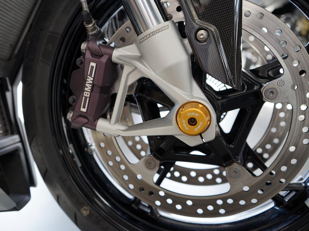 PFAN07 - DBK BMW M series / S series Front Wheel Protection Sliders – Accessories in the Motoraider Motorcycle Aftermarket Accessories and Parts Online Shop