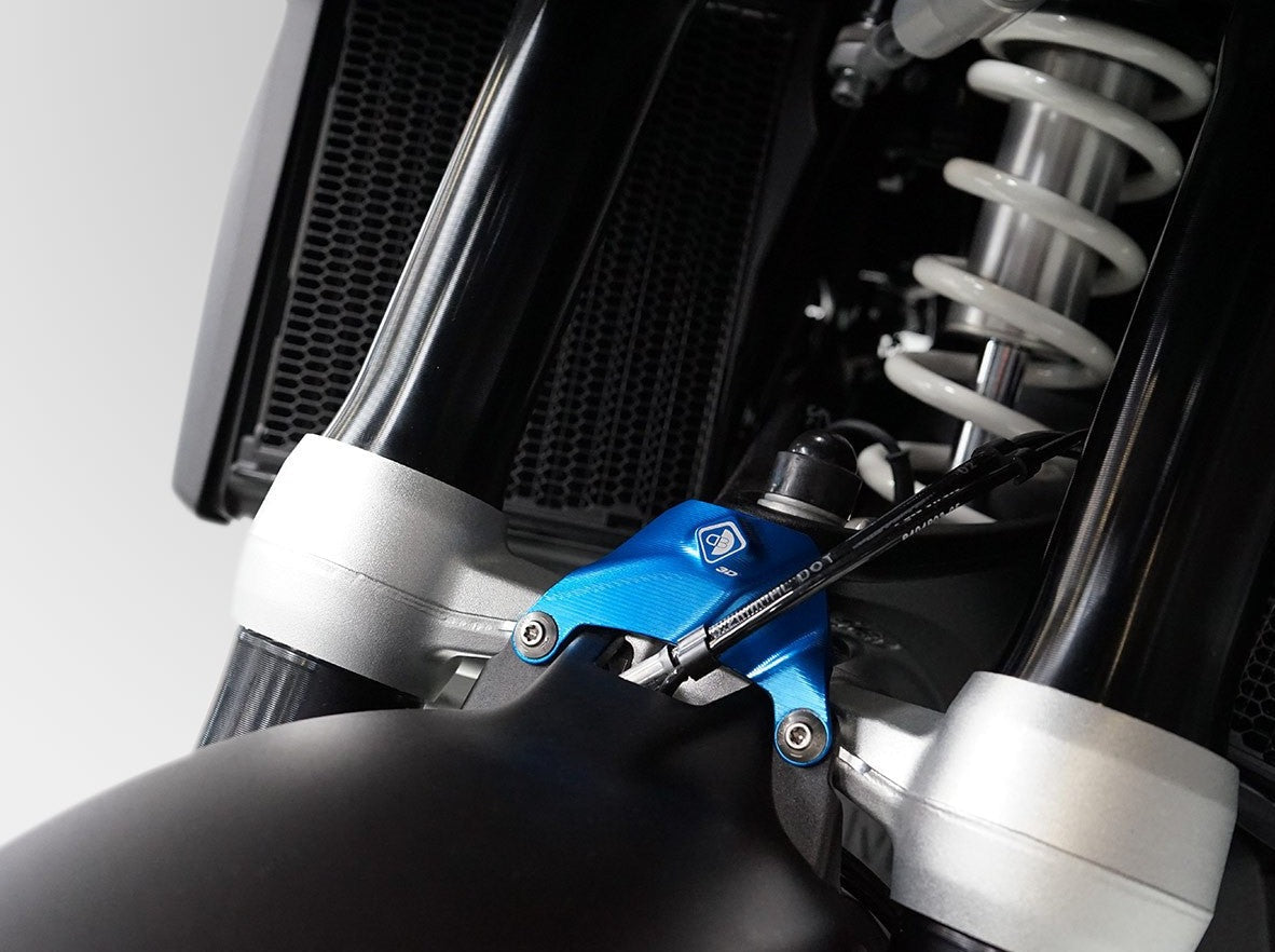 PGT01 - DBK BMW R1300GS (2024+) Telelever Joint Protection – Accessories in the Motoraider Motorcycle Aftermarket Accessories and Parts Online Shop
