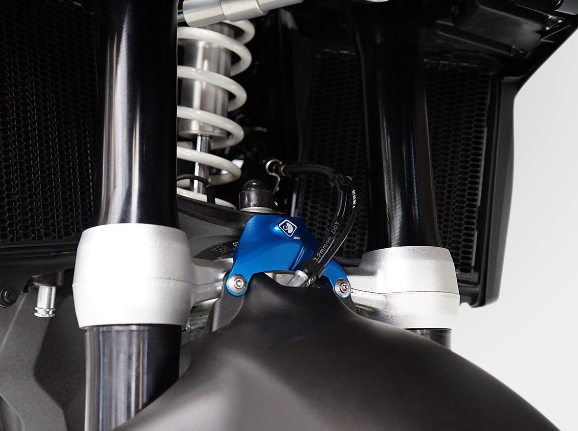 PGT01 - DBK BMW R1300GS (2024+) Telelever Joint Protection – Accessories in the Motoraider Motorcycle Aftermarket Accessories and Parts Online Shop