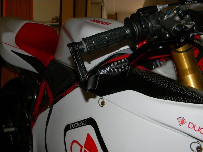 PLF01X - DUCABIKE Ducati Carbon Brake Lever Guard – Accessories in the Motoraider Motorcycle Aftermarket Accessories and Parts Online Shop
