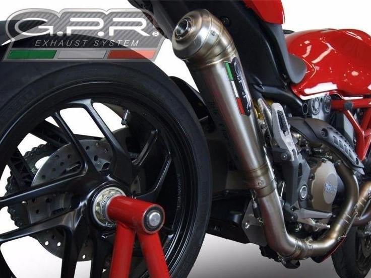 GPR Ducati Monster 821 (14/16) Slip-on Exhaust "Powercone Evo 4" (EU homologated) – Accessories in the 2WheelsHero Motorcycle Aftermarket Accessories and Parts Online Shop