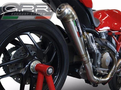 GPR Ducati Monster 821 (14/16) Slip-on Exhaust "Powercone Evo 4" (EU homologated) – Accessories in the 2WheelsHero Motorcycle Aftermarket Accessories and Parts Online Shop