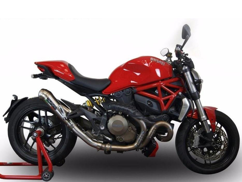 GPR Ducati Monster 821 (14/16) Slip-on Exhaust "Powercone Evo 4" (EU homologated) – Accessories in the 2WheelsHero Motorcycle Aftermarket Accessories and Parts Online Shop