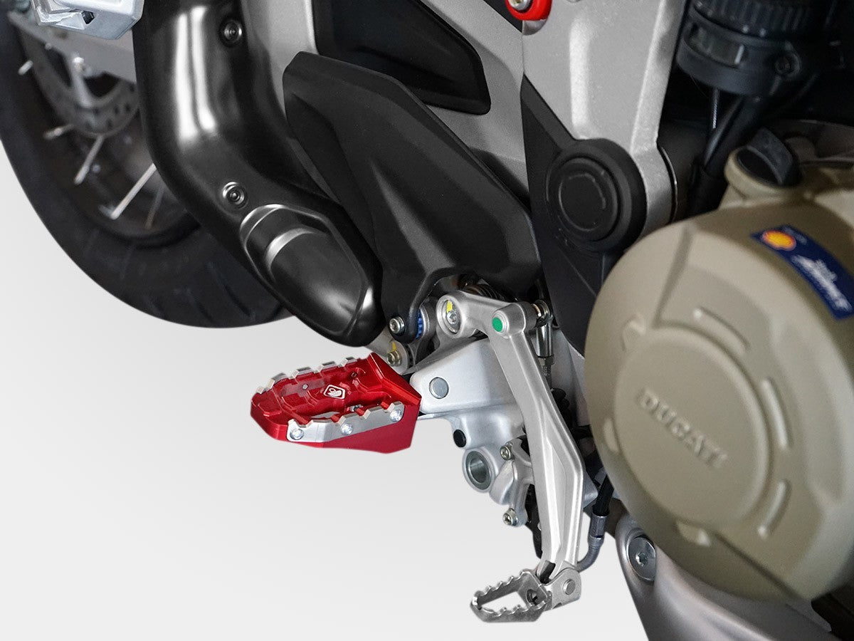 PPDV12 - DUCATI OFF-ROAD PILOT FOOTPEGS KIT – Accessories in the Motoraider Motorcycle Aftermarket Accessories and Parts Online Shop