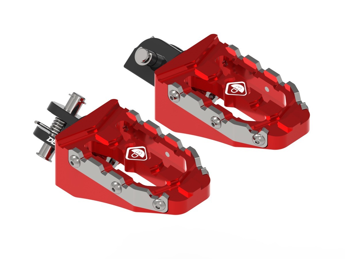 PPDV12 - DUCATI OFF-ROAD PILOT FOOTPEGS KIT – Accessories in the Motoraider Motorcycle Aftermarket Accessories and Parts Online Shop