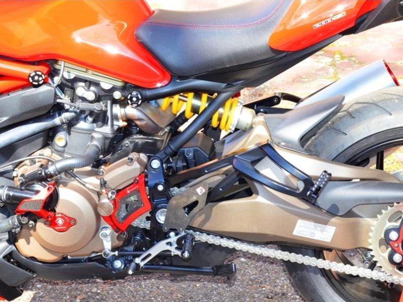 PPM1201 - DUCABIKE Ducati Monster 821/1200 Passenger Rearset – Accessories in the Motoraider Motorcycle Aftermarket Accessories and Parts Online Shop