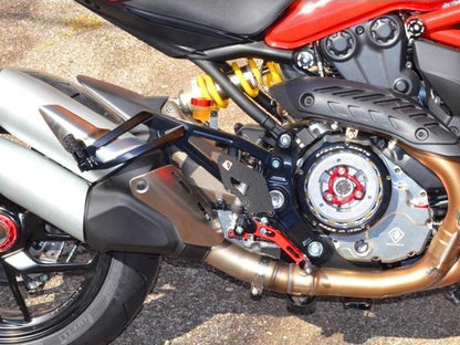 PPM1201 - DUCABIKE Ducati Monster 821/1200 Passenger Rearset – Accessories in the Motoraider Motorcycle Aftermarket Accessories and Parts Online Shop