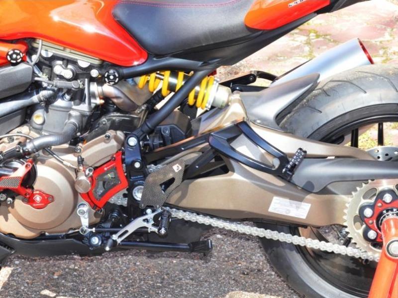 PPM1201 - DUCABIKE Ducati Monster 821/1200 Passenger Rearset – Accessories in the Motoraider Motorcycle Aftermarket Accessories and Parts Online Shop
