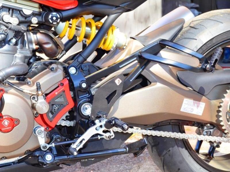 PPM1201 - DUCABIKE Ducati Monster 821/1200 Passenger Rearset – Accessories in the Motoraider Motorcycle Aftermarket Accessories and Parts Online Shop