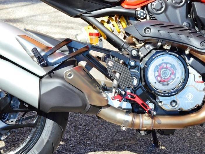 PPM1201 - DUCABIKE Ducati Monster 821/1200 Passenger Rearset – Accessories in the Motoraider Motorcycle Aftermarket Accessories and Parts Online Shop