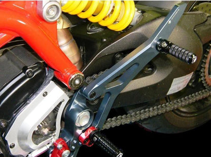 PPNHM01 - DUCABIKE Ducati Hypermotard 939/821 Passenger Rearset – Accessories in the Motoraider Motorcycle Aftermarket Accessories and Parts Online Shop