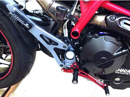 PPNHM01 - DUCABIKE Ducati Hypermotard 939/821 Passenger Rearset – Accessories in the Motoraider Motorcycle Aftermarket Accessories and Parts Online Shop