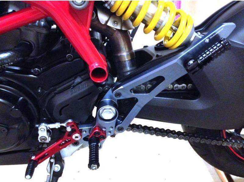 PPNHM01 - DUCABIKE Ducati Hypermotard 939/821 Passenger Rearset – Accessories in the Motoraider Motorcycle Aftermarket Accessories and Parts Online Shop