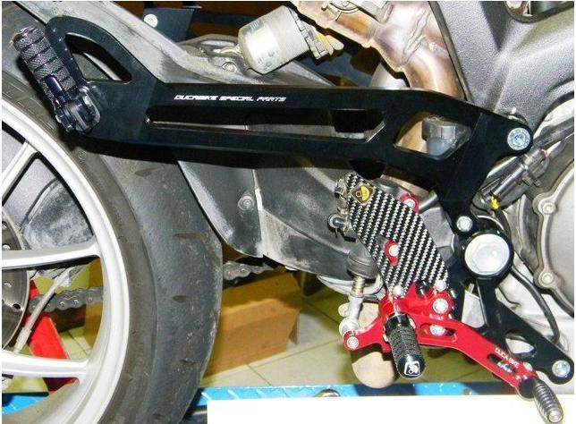 PPNM01 - DUCABIKE Ducati Monster Passenger Rearset – Accessories in the Motoraider Motorcycle Aftermarket Accessories and Parts Online Shop