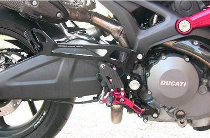 PPNM01 - DUCABIKE Ducati Monster Passenger Rearset – Accessories in the Motoraider Motorcycle Aftermarket Accessories and Parts Online Shop
