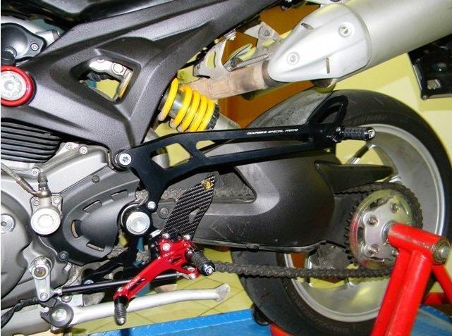 PPNM01 - DUCABIKE Ducati Monster Passenger Rearset – Accessories in the Motoraider Motorcycle Aftermarket Accessories and Parts Online Shop