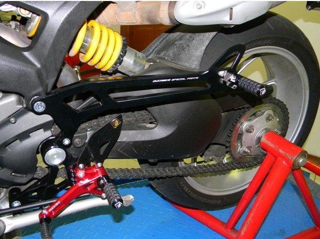 PPNM01 - DUCABIKE Ducati Monster Passenger Rearset – Accessories in the Motoraider Motorcycle Aftermarket Accessories and Parts Online Shop