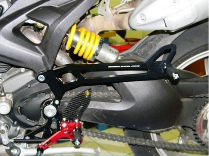 PPNM01 - DUCABIKE Ducati Monster Passenger Rearset – Accessories in the Motoraider Motorcycle Aftermarket Accessories and Parts Online Shop