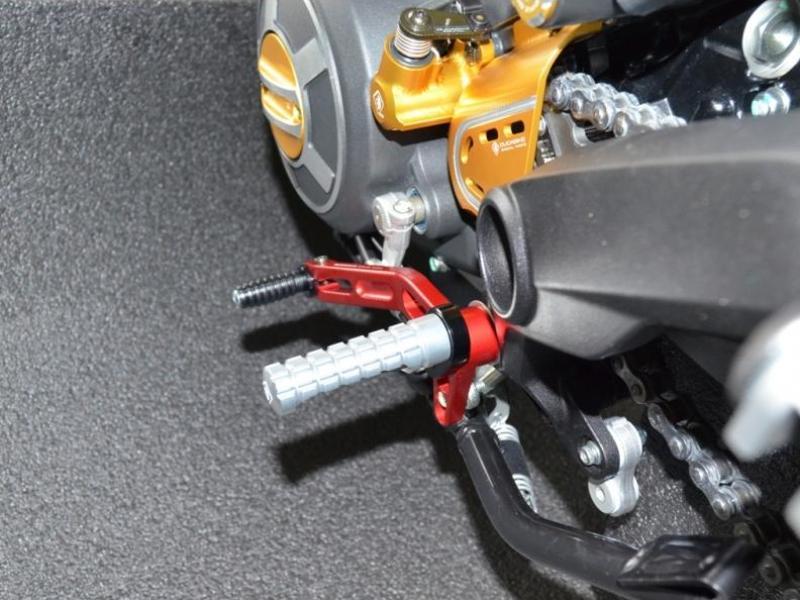 PPSCRA02 - DUCABIKE Ducati Scrambler / Monster 797 Adjustable Footpegs (pilot) – Accessories in the Motoraider Motorcycle Aftermarket Accessories and Parts Online Shop