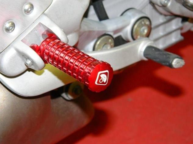 PPSF02 - DUCABIKE Ducati Folding Footpegs (passenger) – Accessories in the Motoraider Motorcycle Aftermarket Accessories and Parts Online Shop