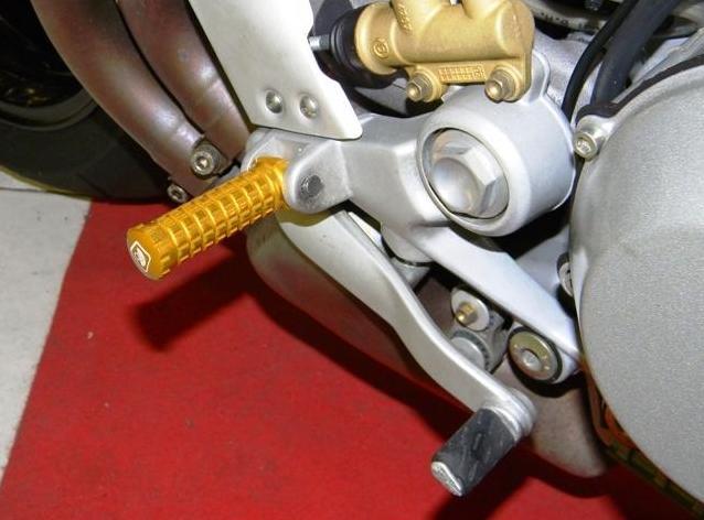 PPSF02 - DUCABIKE Ducati Folding Footpegs (passenger) – Accessories in the Motoraider Motorcycle Aftermarket Accessories and Parts Online Shop