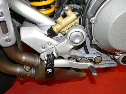 PPSF02 - DUCABIKE Ducati Folding Footpegs (passenger) – Accessories in the Motoraider Motorcycle Aftermarket Accessories and Parts Online Shop
