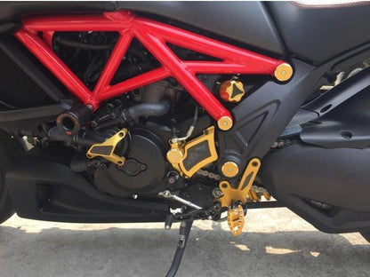 PRDV01 - DUCABIKE Ducati Diavel 1200 (10/18) Adjustable Rearset – Accessories in the Motoraider Motorcycle Aftermarket Accessories and Parts Online Shop