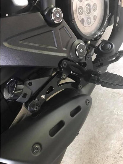 PRDV01 - DUCABIKE Ducati Diavel 1200 (10/18) Adjustable Rearset – Accessories in the Motoraider Motorcycle Aftermarket Accessories and Parts Online Shop