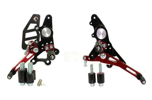 PRHM02 - DUCABIKE Ducati Multistrada / Hypermotard Adjustable Pilot Rearset – Accessories in the Motoraider Motorcycle Aftermarket Accessories and Parts Online Shop