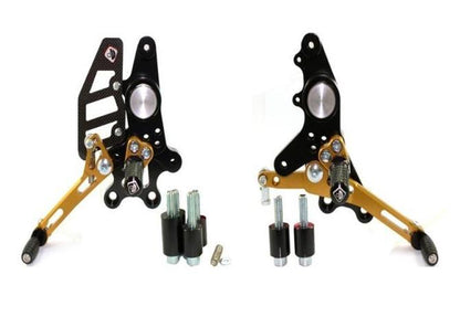 PRHM02 - DUCABIKE Ducati Multistrada / Hypermotard Adjustable Pilot Rearset – Accessories in the Motoraider Motorcycle Aftermarket Accessories and Parts Online Shop