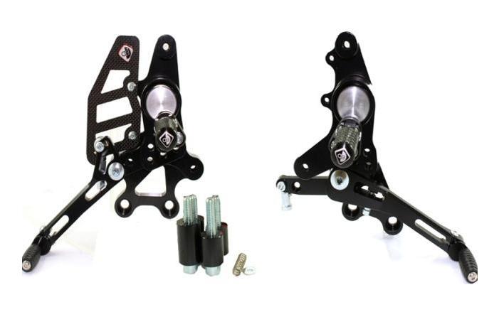 PRHM02 - DUCABIKE Ducati Multistrada / Hypermotard Adjustable Pilot Rearset – Accessories in the Motoraider Motorcycle Aftermarket Accessories and Parts Online Shop