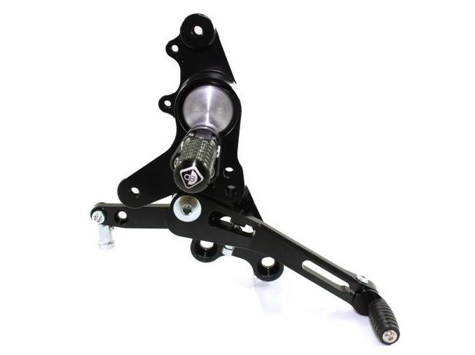 PRHM02 - DUCABIKE Ducati Multistrada / Hypermotard Adjustable Pilot Rearset – Accessories in the Motoraider Motorcycle Aftermarket Accessories and Parts Online Shop