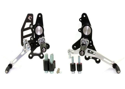 PRHM02 - DUCABIKE Ducati Multistrada / Hypermotard Adjustable Pilot Rearset – Accessories in the Motoraider Motorcycle Aftermarket Accessories and Parts Online Shop