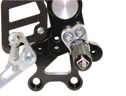 PRHM02 - DUCABIKE Ducati Multistrada / Hypermotard Adjustable Pilot Rearset – Accessories in the Motoraider Motorcycle Aftermarket Accessories and Parts Online Shop