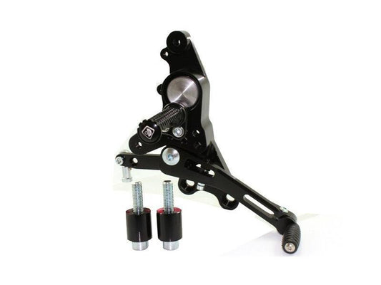 PRHME02 - DUCABIKE Ducati Multistrada / Hypermotard Adjustable Pilot Rearset – Accessories in the Motoraider Motorcycle Aftermarket Accessories and Parts Online Shop
