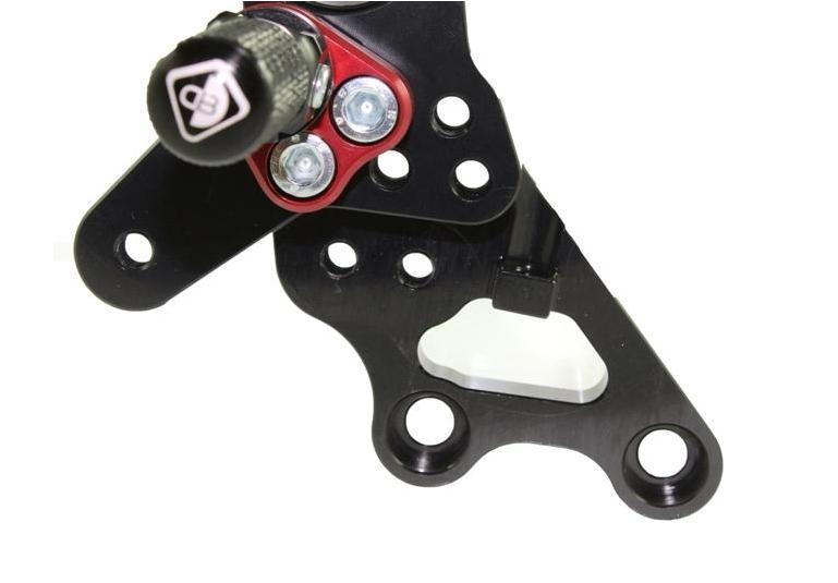 PRHM02 - DUCABIKE Ducati Multistrada / Hypermotard Adjustable Pilot Rearset – Accessories in the Motoraider Motorcycle Aftermarket Accessories and Parts Online Shop
