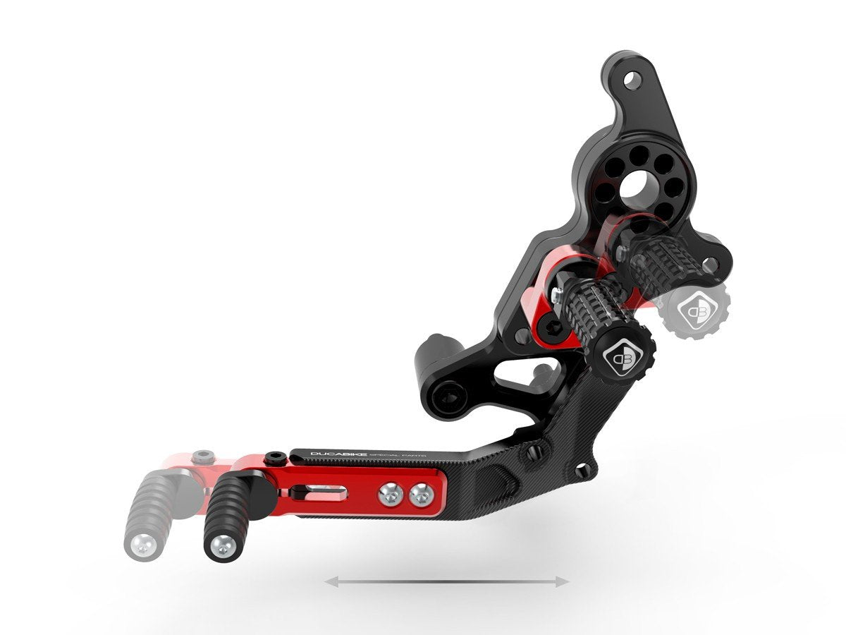 PRHM9501 - DUCABIKE Ducati Hypermotard 950 (2019+) Adjustable Rearset – Accessories in the Motoraider Motorcycle Aftermarket Accessories and Parts Online Shop