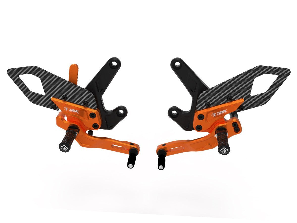 DBK DUCABIKE PRKTM01 KTM 990 DUKE (2024+) Adjustable Rearset (pilot) – Accessories in the Motoraider Motorcycle Aftermarket Accessories and Parts Online Shop