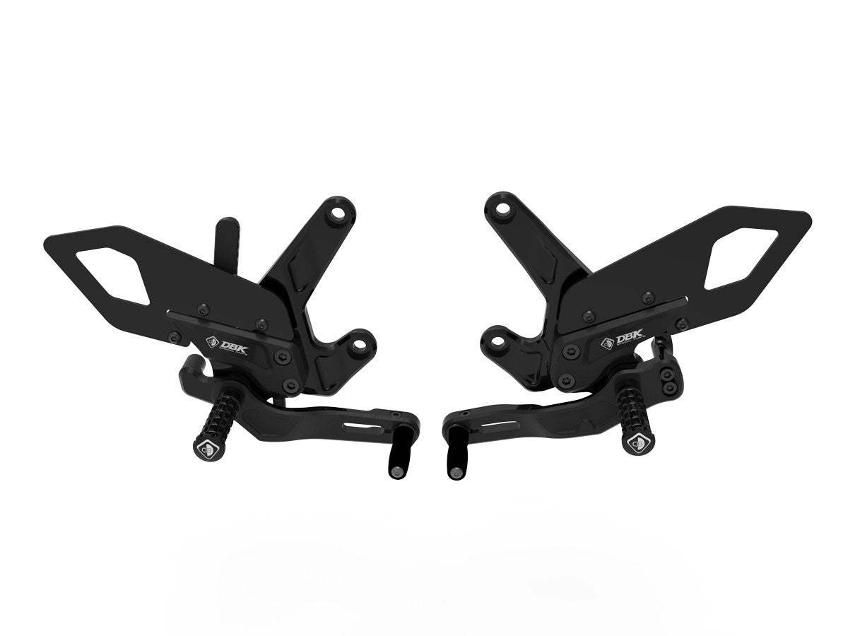 DBK DUCABIKE PRKTM01 KTM 990 DUKE (2024+) Adjustable Rearset (pilot) – Accessories in the Motoraider Motorcycle Aftermarket Accessories and Parts Online Shop