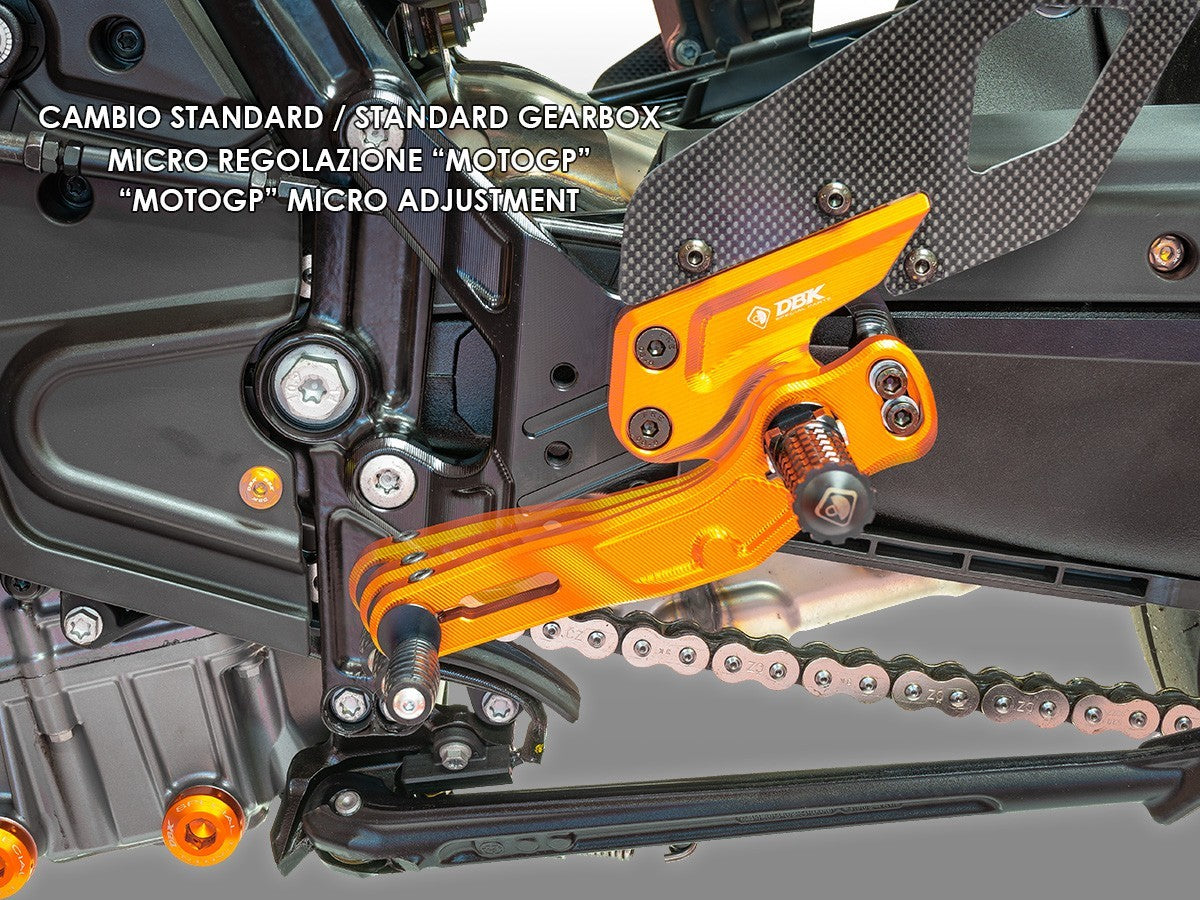 DBK DUCABIKE PRKTM01 KTM 990 DUKE (2024+) Adjustable Rearset (pilot) – Accessories in the Motoraider Motorcycle Aftermarket Accessories and Parts Online Shop
