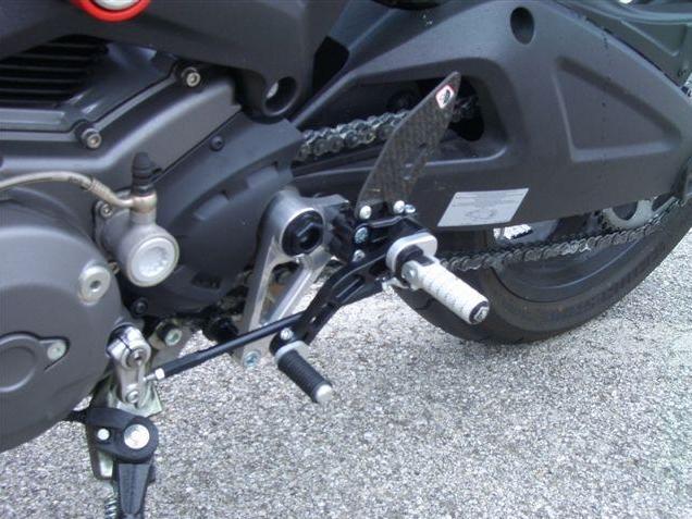 PRM01 - DUCABIKE Ducati Monster S2R/S4R Adjustable Pilot Rearset – Accessories in the Motoraider Motorcycle Aftermarket Accessories and Parts Online Shop