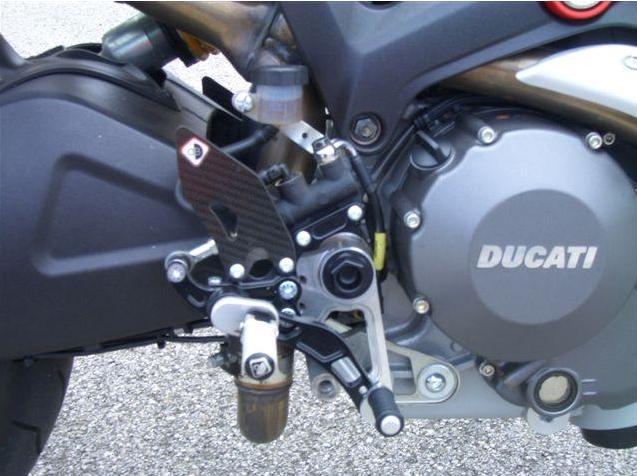 PRM01 - DUCABIKE Ducati Monster S2R/S4R Adjustable Pilot Rearset – Accessories in the Motoraider Motorcycle Aftermarket Accessories and Parts Online Shop