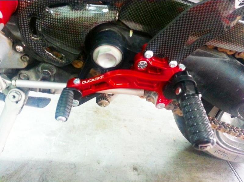 PRM01 - DUCABIKE Ducati Monster S2R/S4R Adjustable Pilot Rearset – Accessories in the Motoraider Motorcycle Aftermarket Accessories and Parts Online Shop