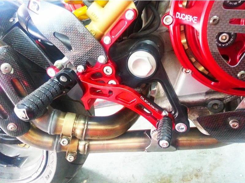 PRM01 - DUCABIKE Ducati Monster S2R/S4R Adjustable Pilot Rearset – Accessories in the Motoraider Motorcycle Aftermarket Accessories and Parts Online Shop
