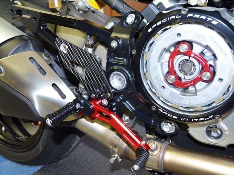 PRM1201 - DUCABIKE Ducati Monster 821/1200 Adjustable Pilot Rearset – Accessories in the Motoraider Motorcycle Aftermarket Accessories and Parts Online Shop