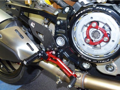 PRM1201 - DUCABIKE Ducati Monster 821/1200 Adjustable Pilot Rearset – Accessories in the Motoraider Motorcycle Aftermarket Accessories and Parts Online Shop